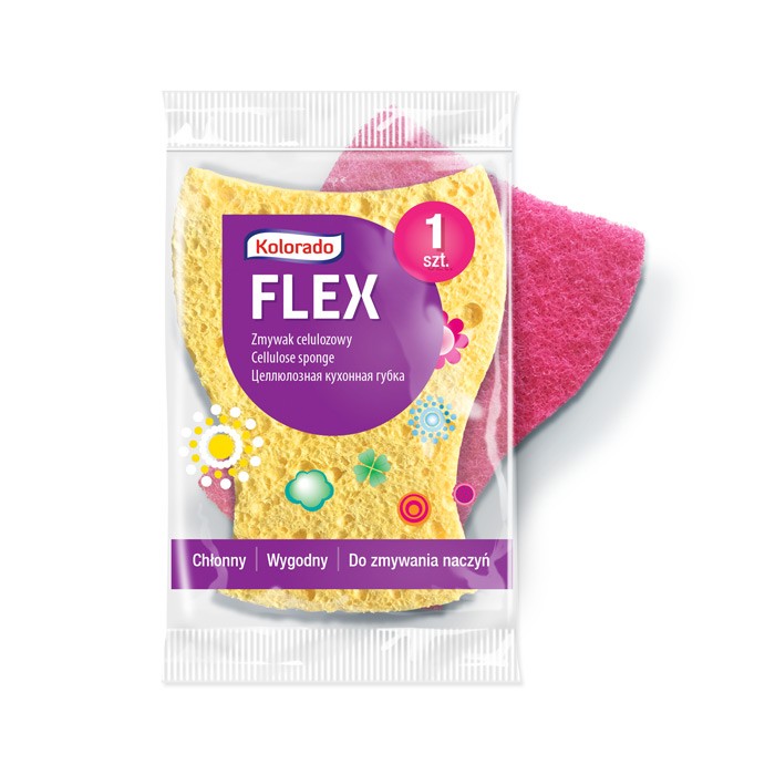 Kolorado Губка кухонна целюлозна Flex 1шт