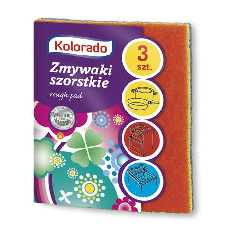 Kolorado Мочалка жорстка 3шт