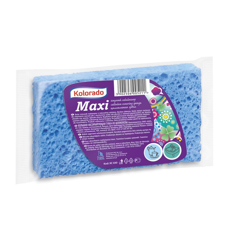 Kolorado Губка кухонна целюлозна Maxi 1шт
